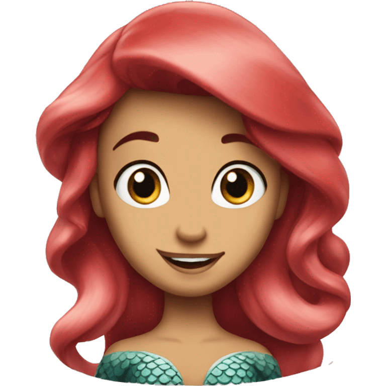 The little mermaid emoji