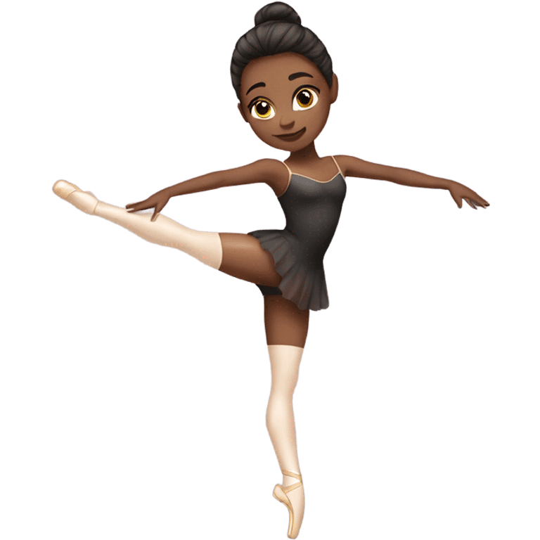 Ballet dancer in thigh highs emoji