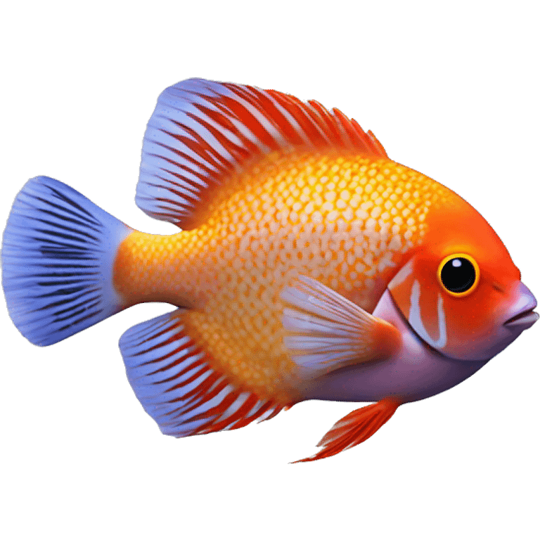 discus pigeon fish emoji