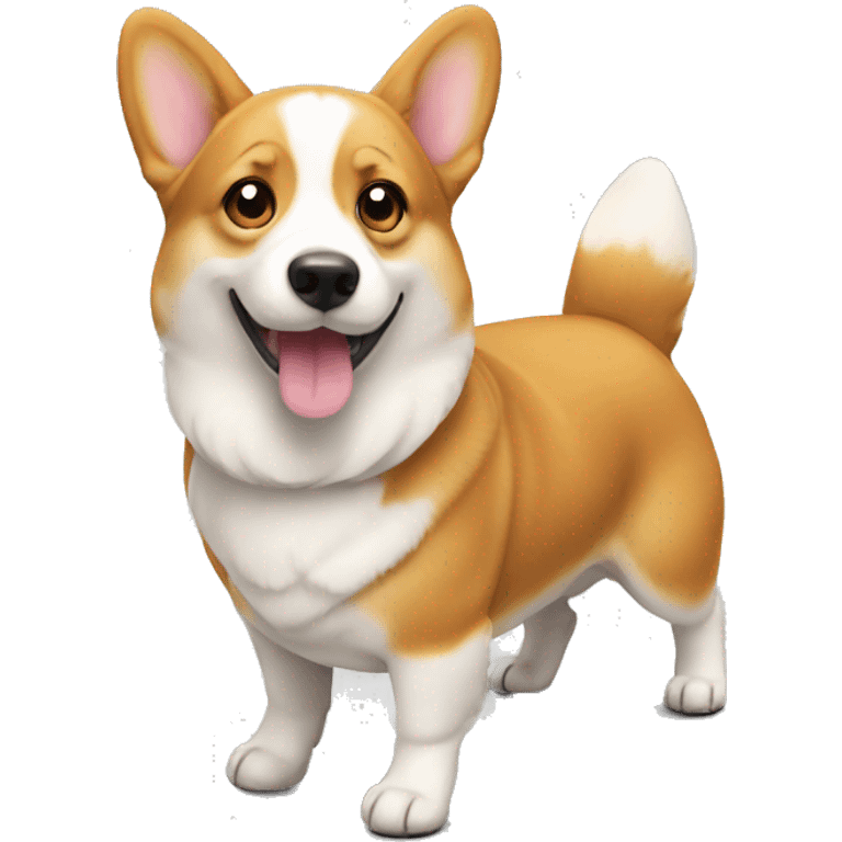 Cute corgi emoji