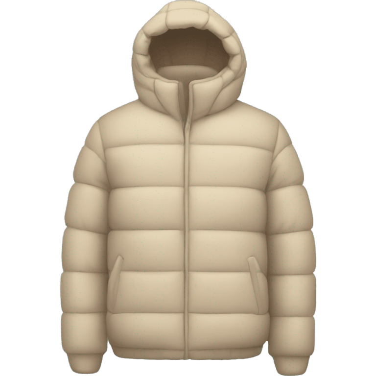 beige-winter-puffer-jacket emoji