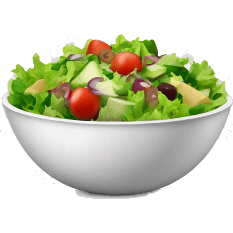 Tasty salad bowl emoji