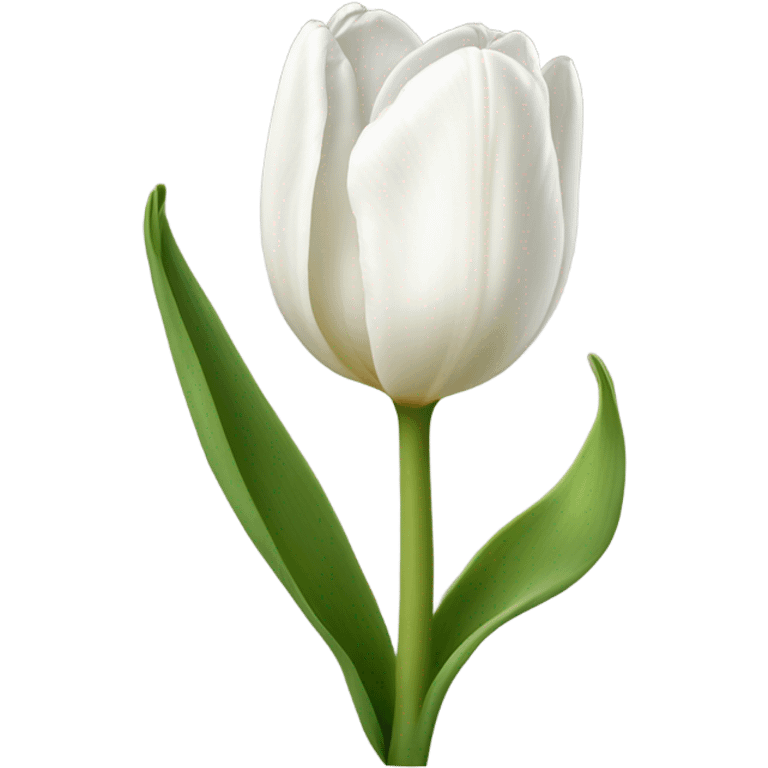 White tulip emoji