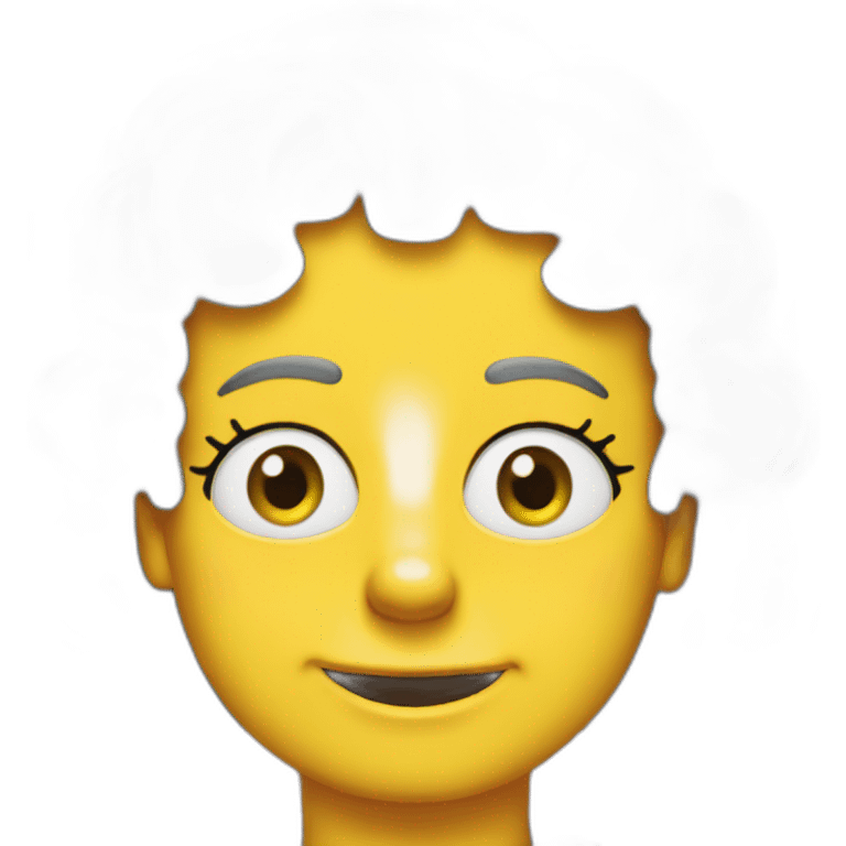 Lisa simpsons face emoji