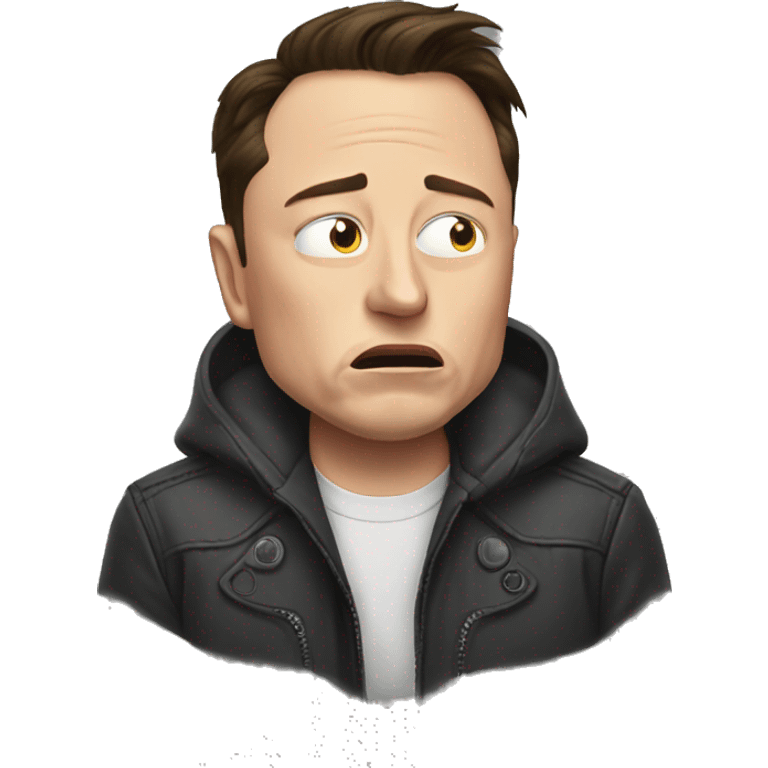 Elon musk crying  emoji