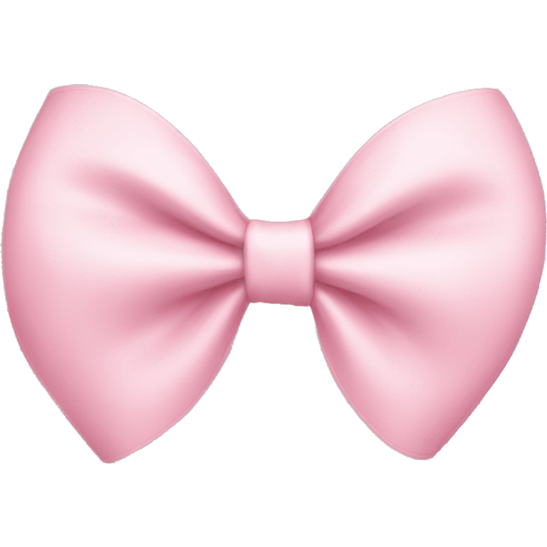 light pink coquette bow emoji