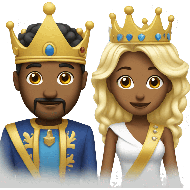 king and queen  emoji