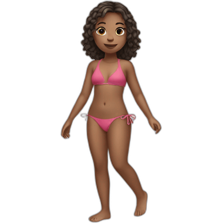 Girl in swim suite emoji