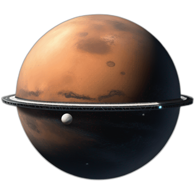 mars one planet dark phone emoji