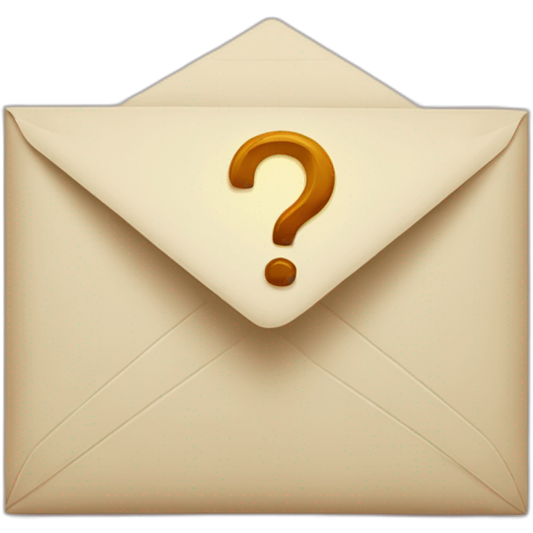 envelope with question mark emoji