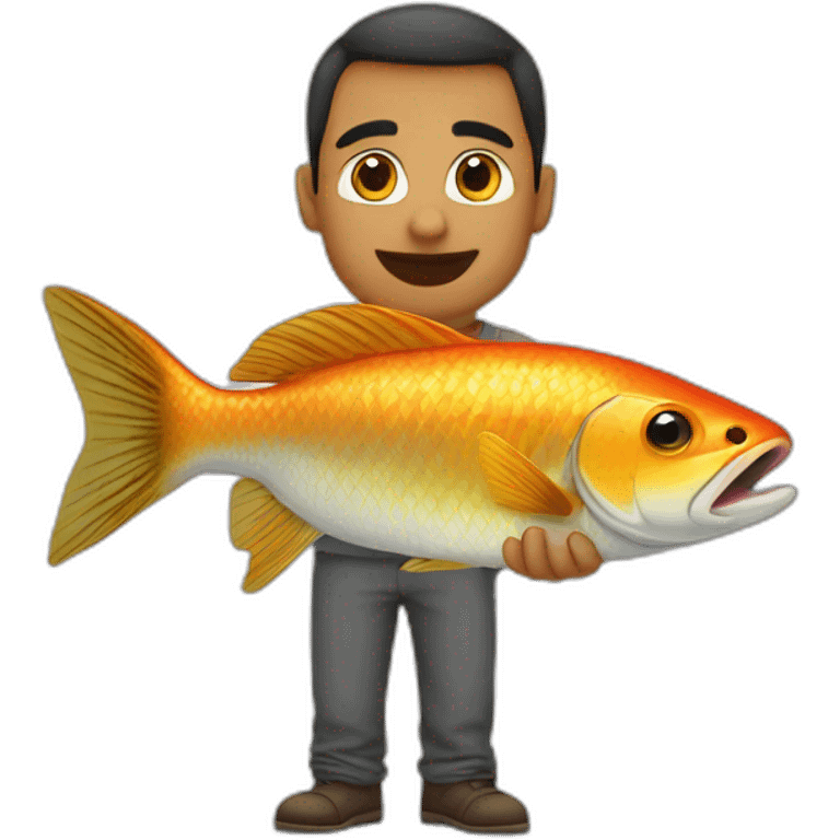 Moutoun avec poisson emoji