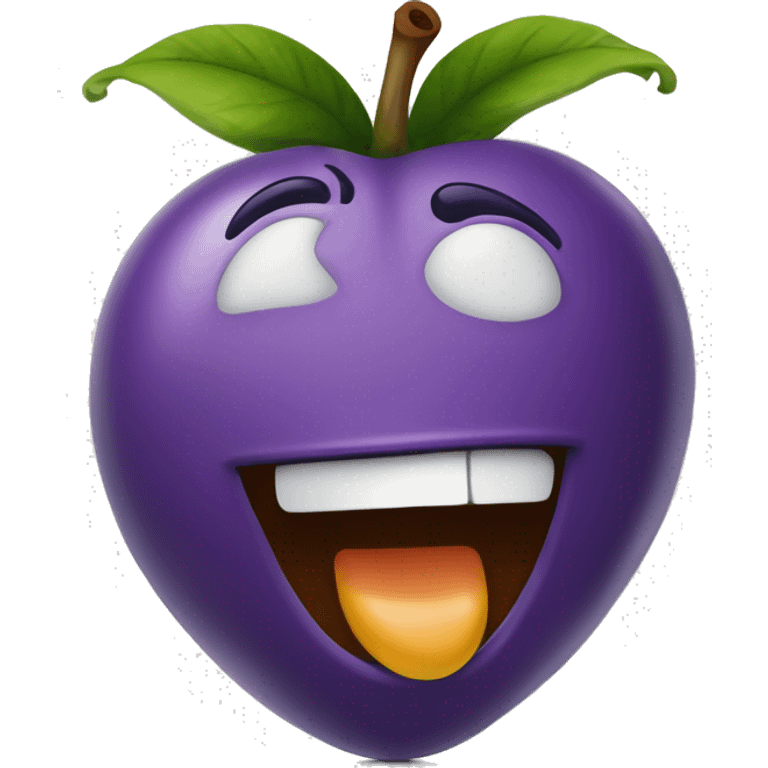 orane fruit with cure face jumping up and down emoji