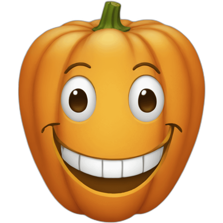 citrouille-rire emoji