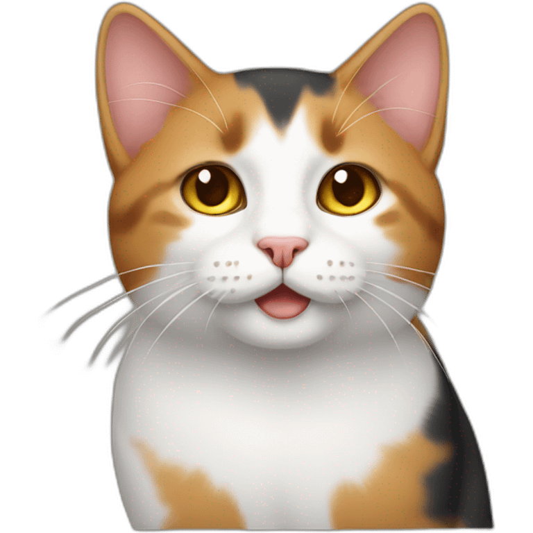 tricolor cat emoji