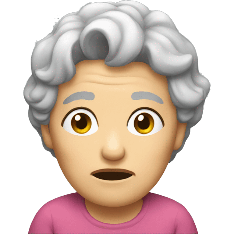 granma upset emoji