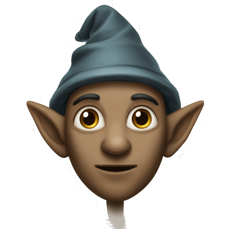 house-elves: Small, humanoid creatures bound to serve wizards and witches, known for their loyalty and powerful magic emoji