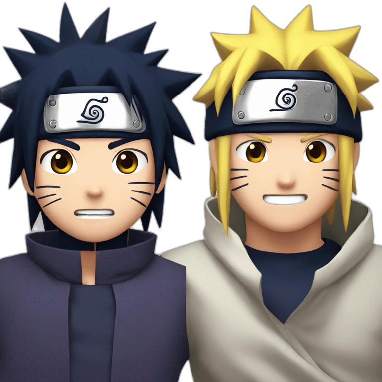 Naruto et Sasuke  emoji