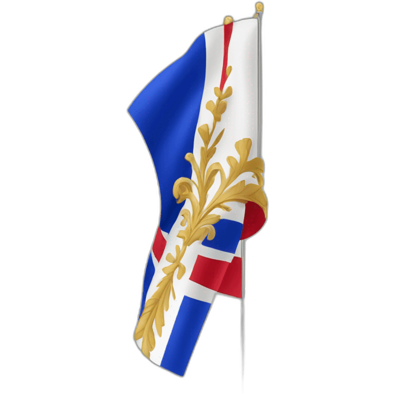 Drapeau du royaume de France emoji