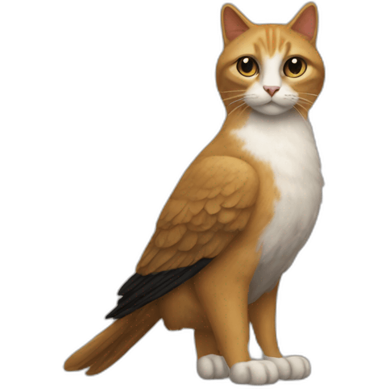 half bird half cat emoji