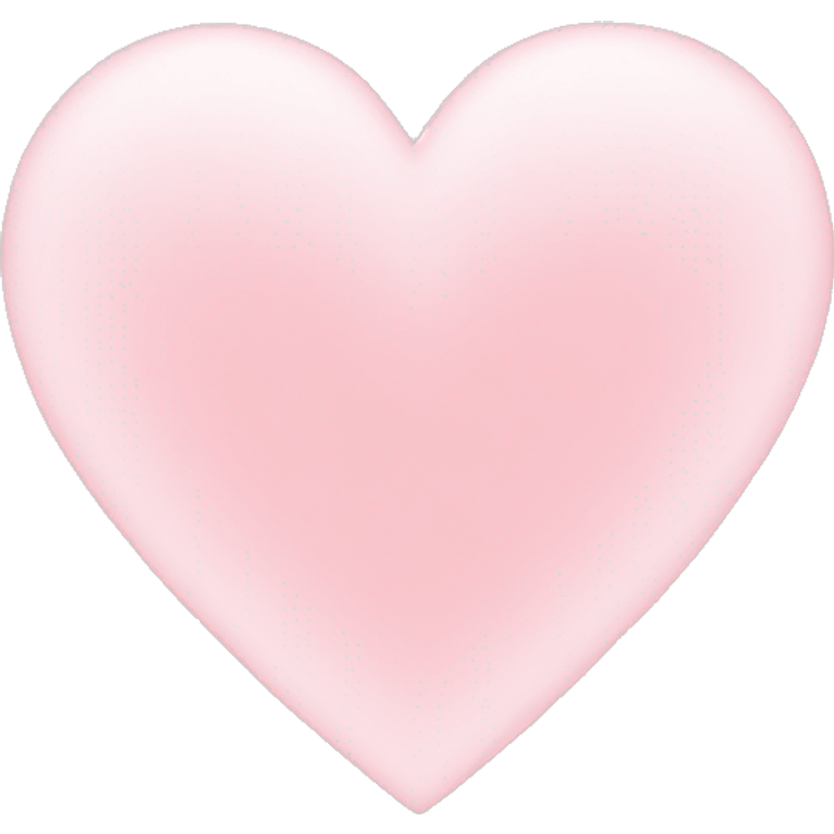 aesthetic light pink heart emoji