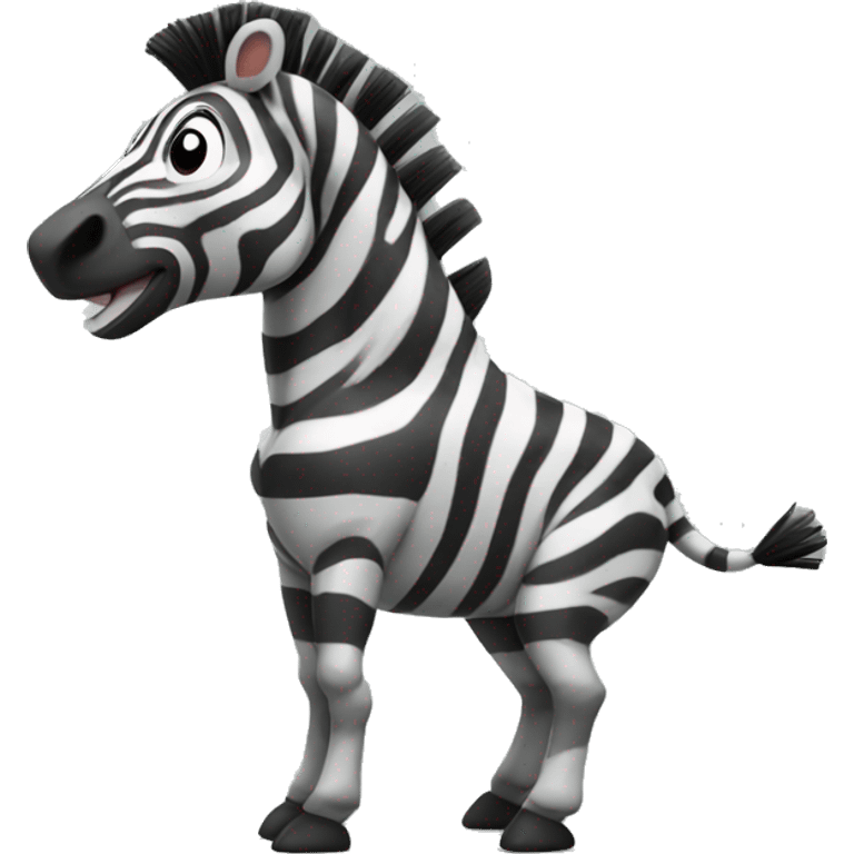 zebra flexing muscles emoji