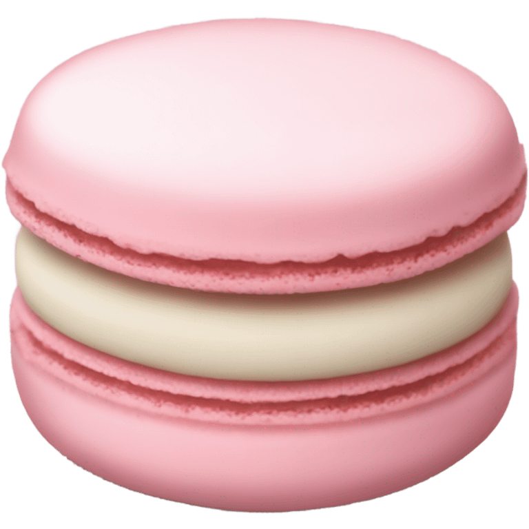 Light pink macaron emoji