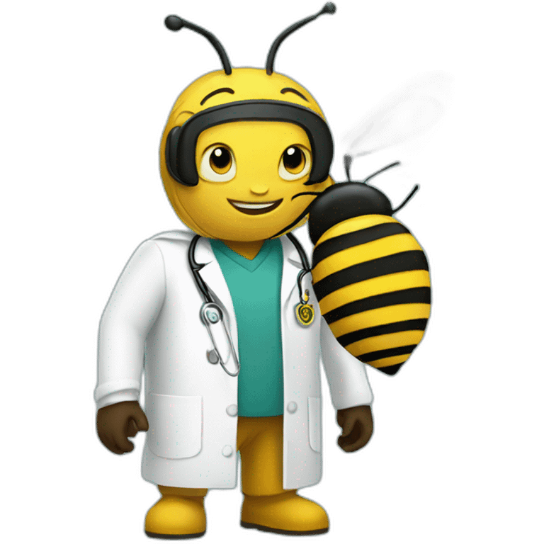 Doctor bee  emoji