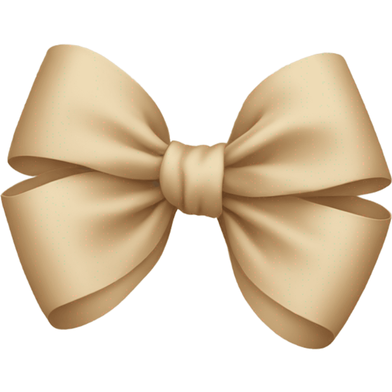 beige bows  emoji