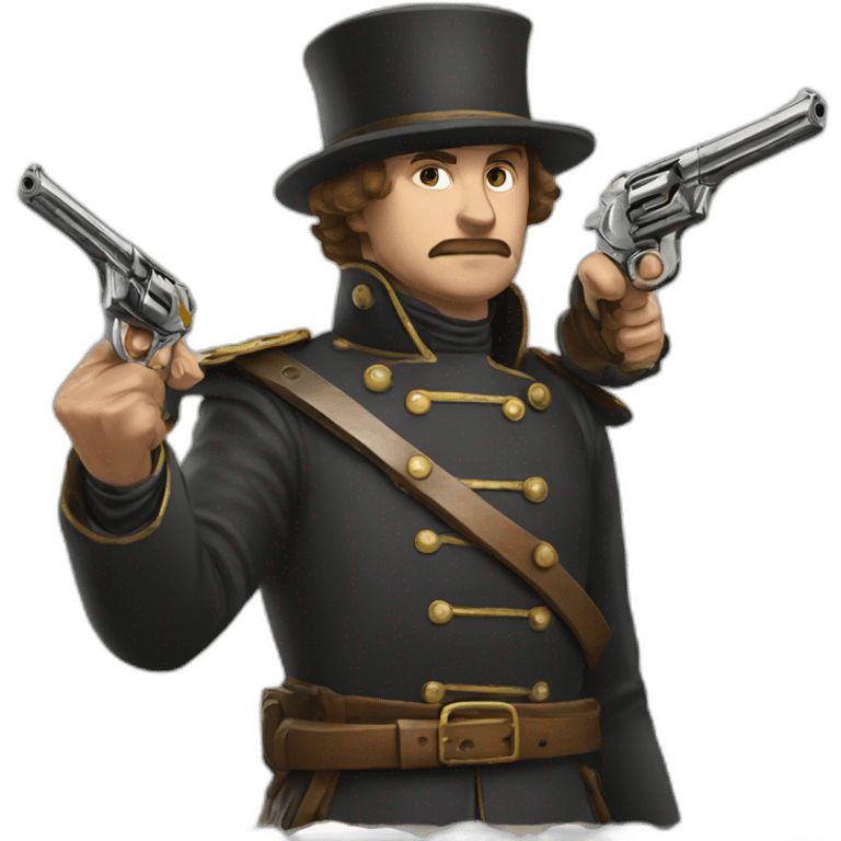 duel-with-pistols-in-russian-empire emoji