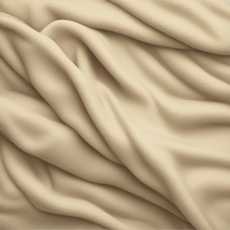 Beige cozy blanket emoji