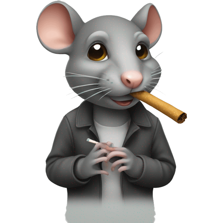 rat smoking emoji