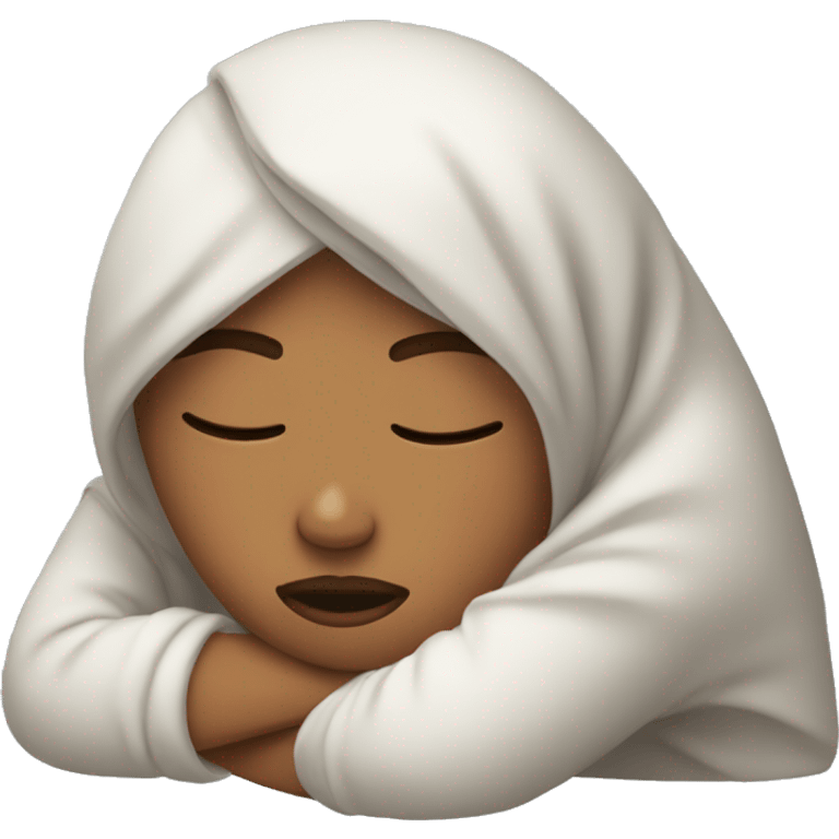 Mujer durmiendo  emoji