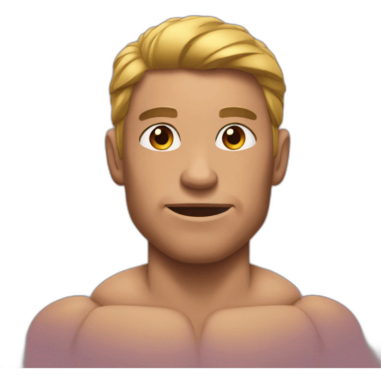 muscular guy  emoji