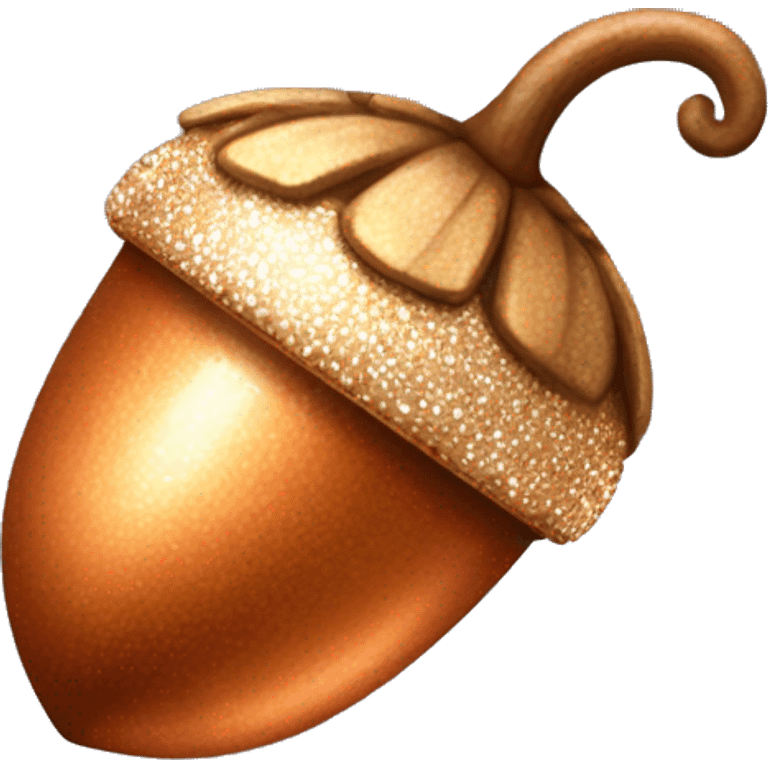 sparkling copper Acorn emoji