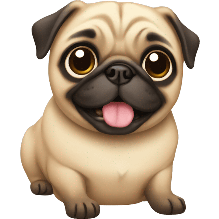 Pug loaf emoji