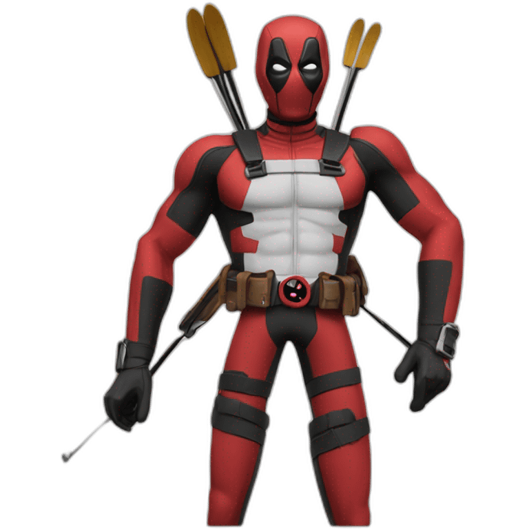 Dead pool qui fait du ski alpin emoji