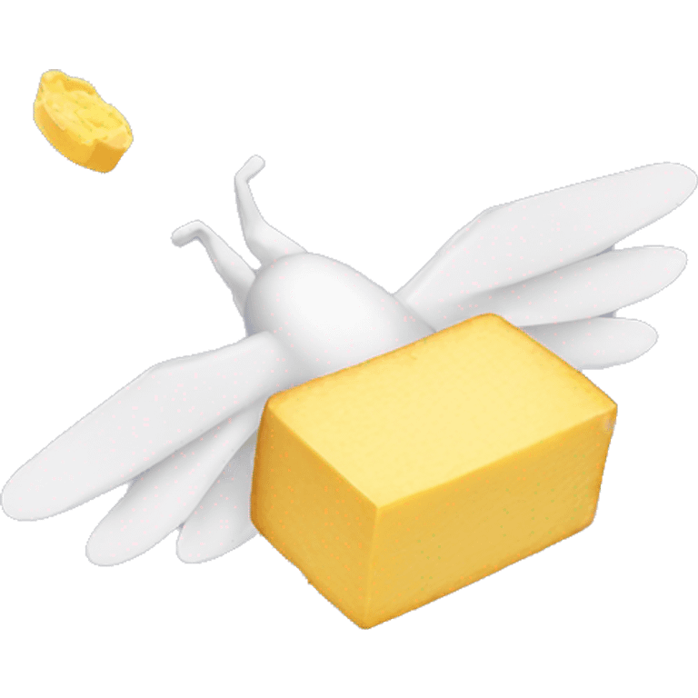 Flying butter emoji