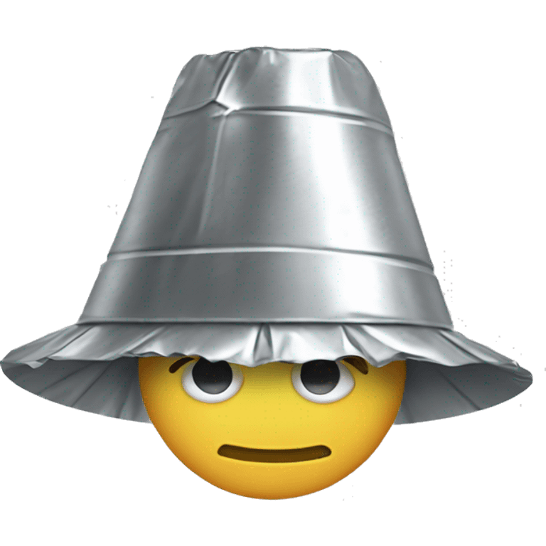 Tin foil hat emoji