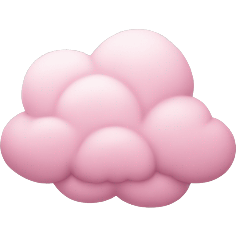 pastel pink cloud emoji