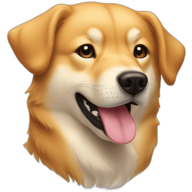 Golden retriever Shiba inu mix emoji