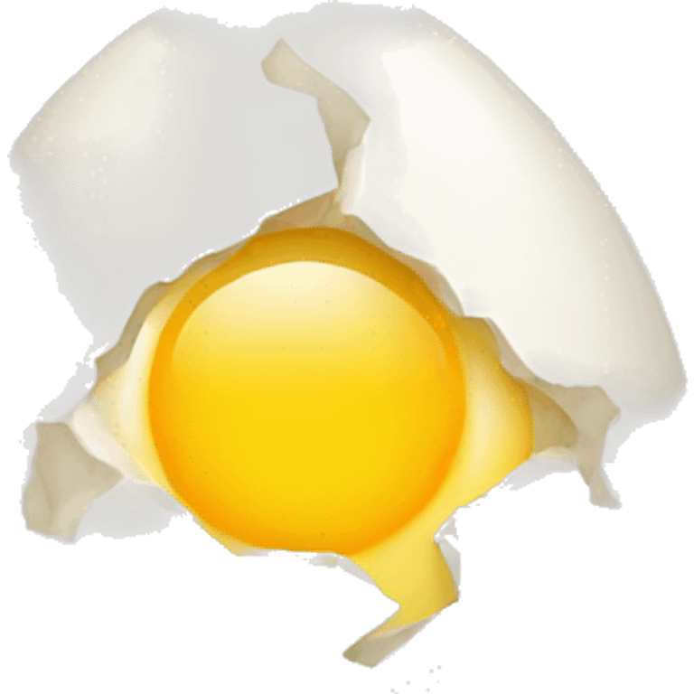 egg with crack emoji