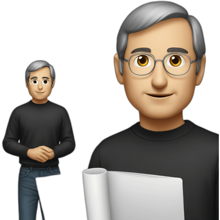 younger steve jobs emoji