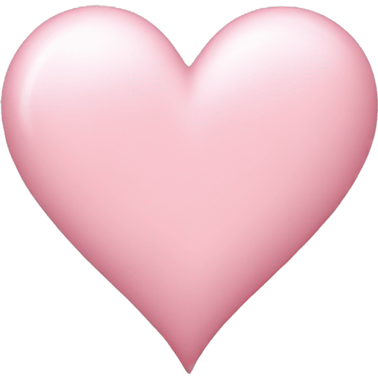 Light pink heart emoji