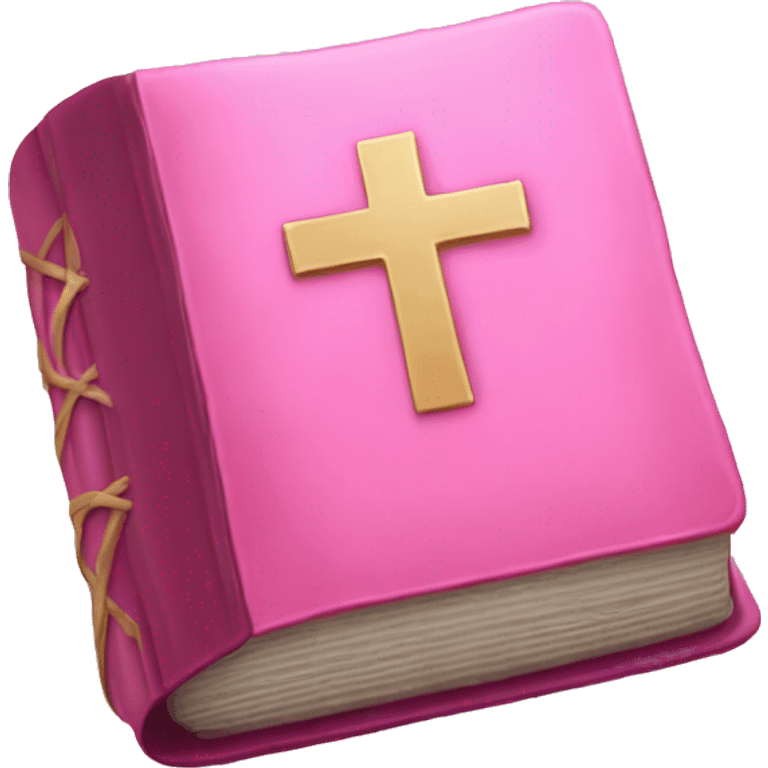 pink bible emoji