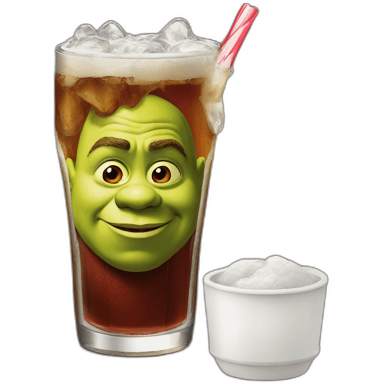 Shrek-drink-coke emoji