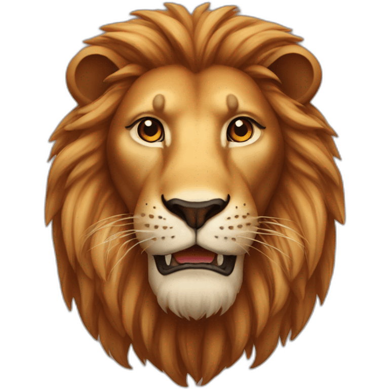 Lion red emoji