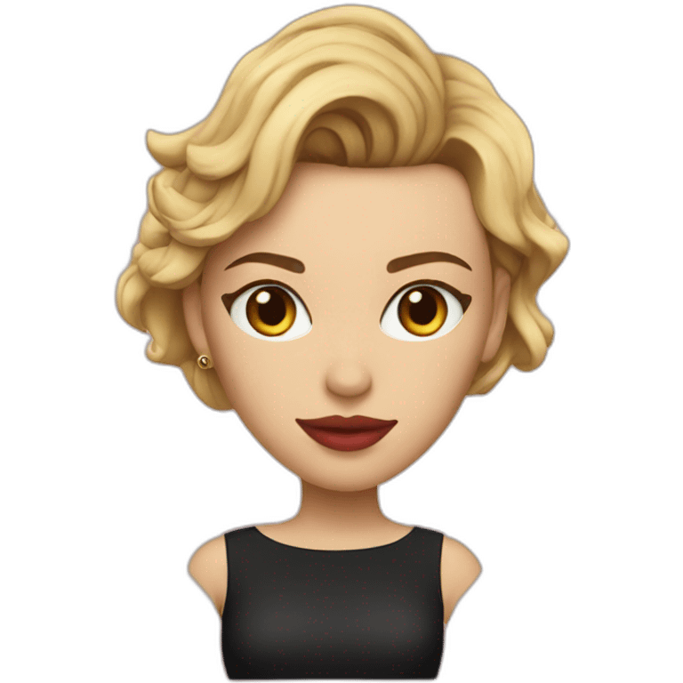 scarlett johansson emoji