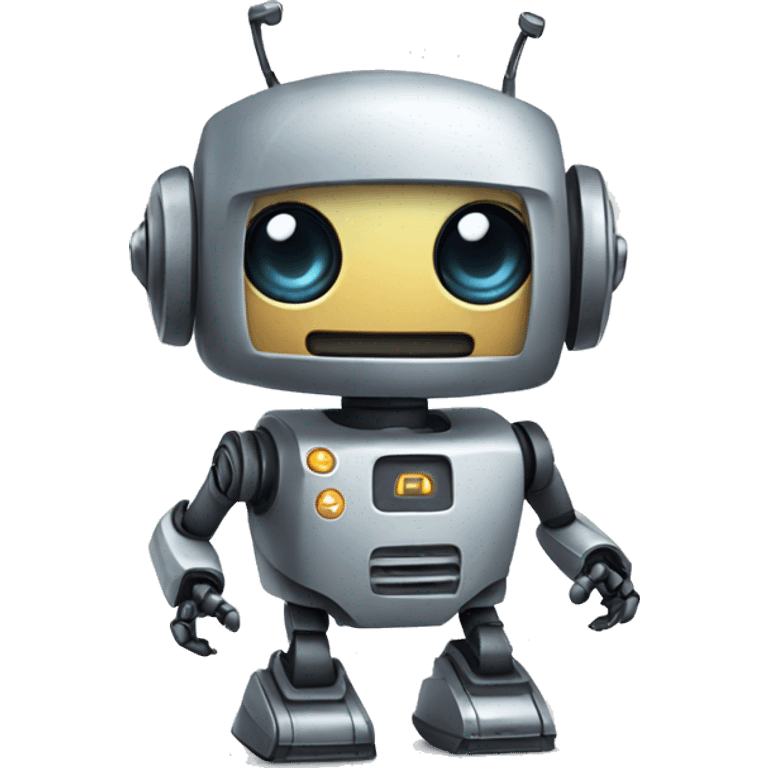 small cute robot  emoji