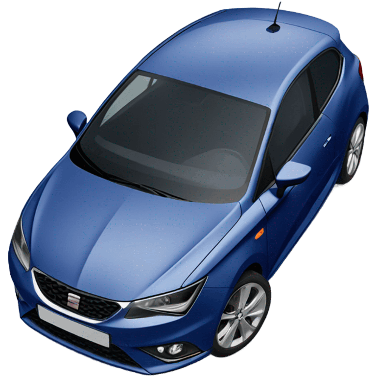 New Seat Ibiza in dark blue emoji