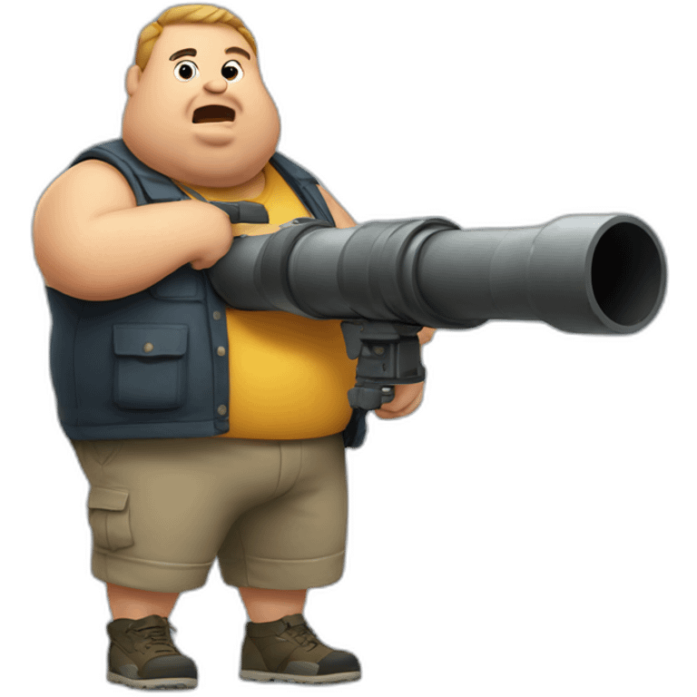 fat man with a bazooka emoji